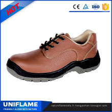 Gros Low cheville Lace Up chaussures de sécurité rouges Ufa083